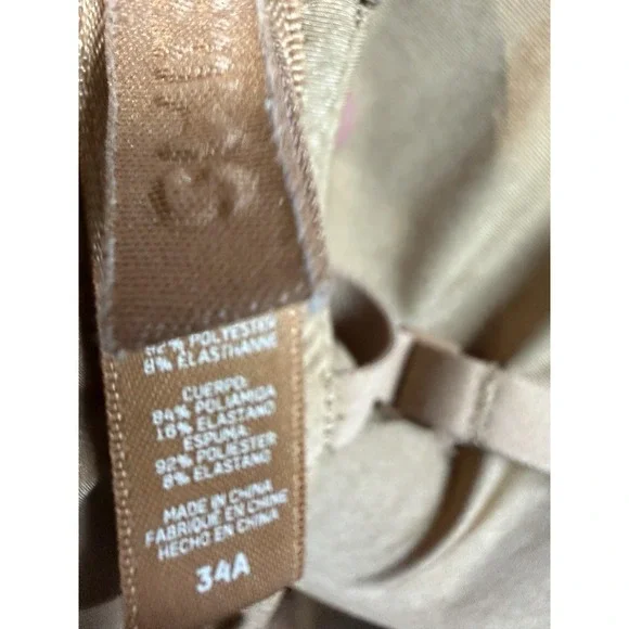 SKIMS Wireless Lightly Lined Bra T-Shirt Nude Beige Neutral - Picture 3 of 4
